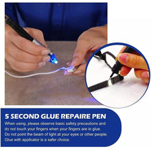 Load image into Gallery viewer, UV Light Glass Plastic Welding Glue Repair Pen