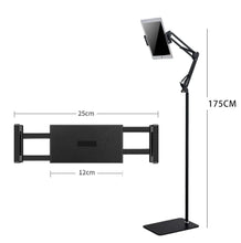 Load image into Gallery viewer, Universal 360° Adjustable Floor Stand Holder for Tablet/iPad/Phone 4-12.5”