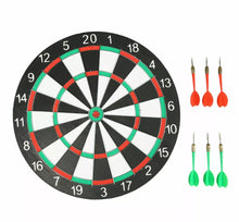 Load image into Gallery viewer, Dart Board Double Sided With 6 Darts Set for Kids or Adults