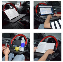 Load image into Gallery viewer, Universal Car Steering Wheel Table Tray