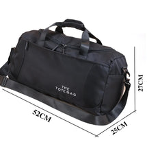 Load image into Gallery viewer, Black Tote Bag for Travel, Gym etc