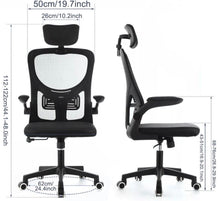 Load image into Gallery viewer, Adjustable Executive Office Chair with Headrest Ergonomic
