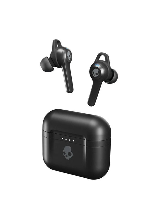 Refurbished Skullcandy Indy Fuel True Wireless Bluetooth Microphone Headphones - Black