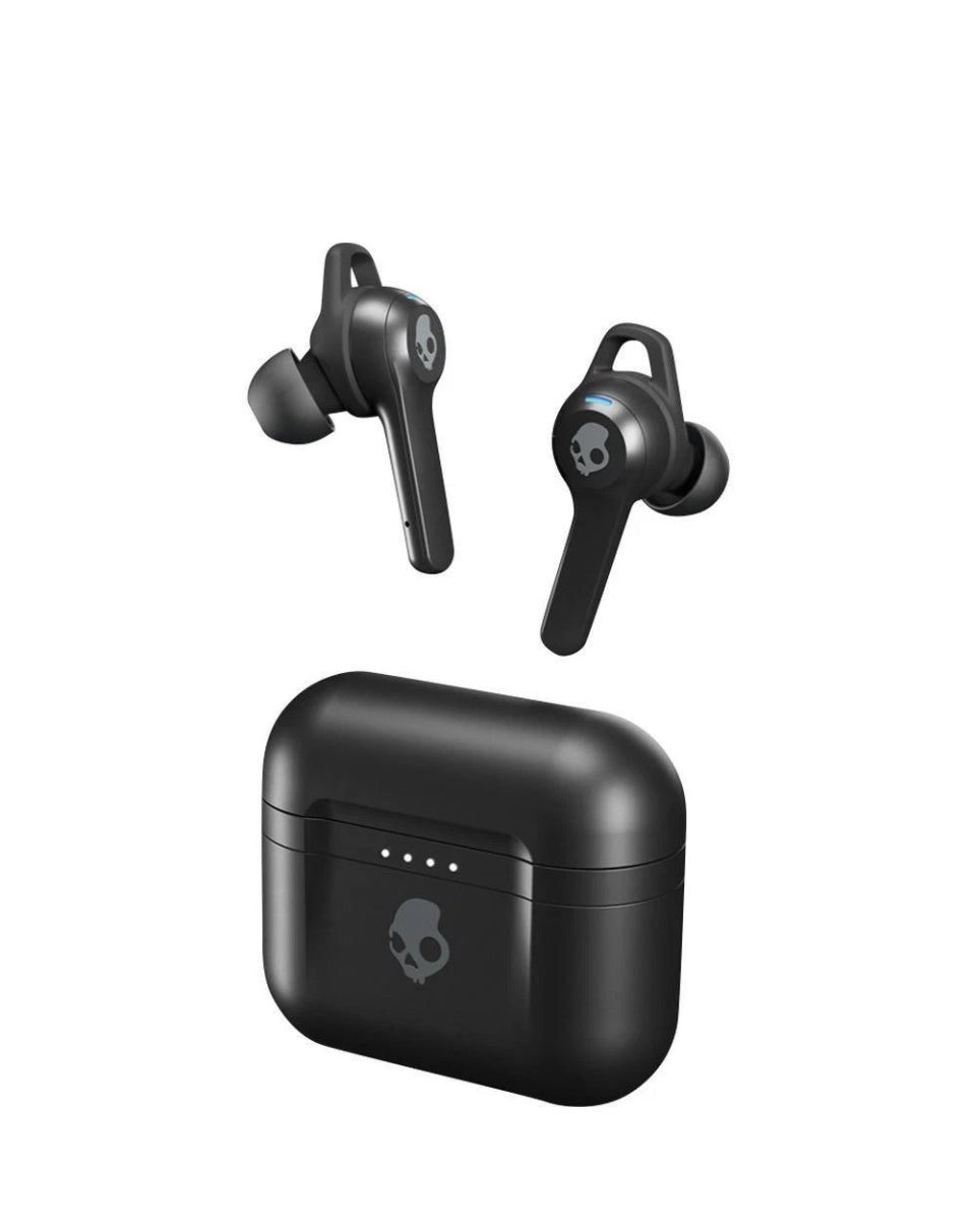 Refurbished Skullcandy Indy Fuel True Wireless Bluetooth Microphone Headphones - Black