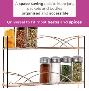 3 Tier Free Standing Spice Rack Storage