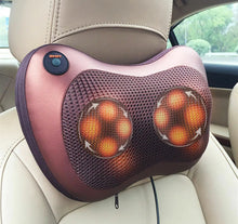 Load image into Gallery viewer, Shiatsu Shoulder Neck and Back Massager Pillow with Heat Kneading