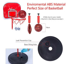Load image into Gallery viewer, 200cm High Free Adjustable Standing Kids Basketball Set