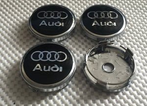 4 x Centre Caps for Audi Alloy Wheels 60mm