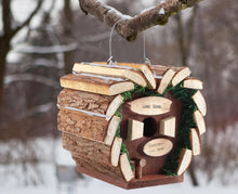 Load image into Gallery viewer, Hanging Wooden Garden Bird Hotel Bird House