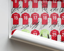 Load image into Gallery viewer, Manchester United 2023-2024 Squad Team Signed Poster Print Photo