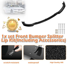 Load image into Gallery viewer, Front Lip Spoiler Splitter Gloss Black For BMW F30 F31 3 Series SE Model 2012-2018