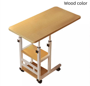 Height Adjustable Overbed Table Over Bed Computer Desk