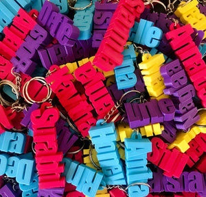 3D Personalised Keyring