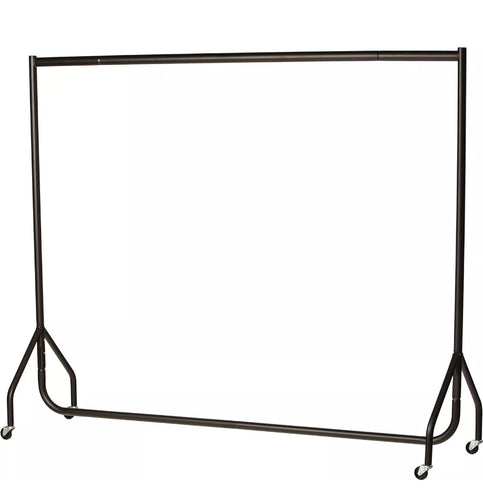 6ft Garment Clothes Rail Heavy Duty 95kg Capacity