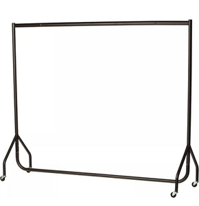 6ft Garment Clothes Rail Heavy Duty 95kg Capacity