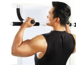 Doorway Pull Up Bar Chin Up Sit-Up Strength Body Workout Exercise Fitness Gym!