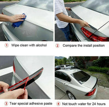 Load image into Gallery viewer, For BMW 3 Series F30 F80 Gloss Black CS Style Spoiler Lip Rear Wing Splitter