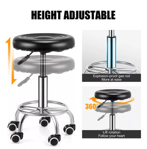 Salon Stool Adjustable Lift Swivel Chair