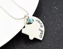 Load image into Gallery viewer, 4 Part Heart Pendant Neckless • Best Friends Forever! Perfect Gift 💝