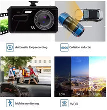 Load image into Gallery viewer, 4" HD 1080P Dual Dash Cam Car Camera Recorder