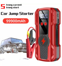 Load image into Gallery viewer, 99900mAh Portable Car Battery Jump Starter Pack