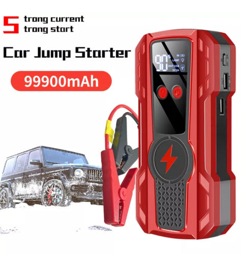 99900mAh Portable Car Battery Jump Starter Pack