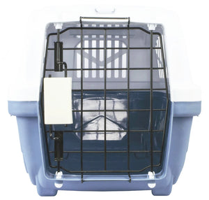 Pet Carrier Dog Cat Animal Travel Case Portable with Metal Door