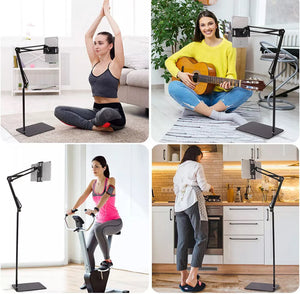 Universal 360° Adjustable Floor Stand Holder for Tablet/iPad/Phone 4-12.5”