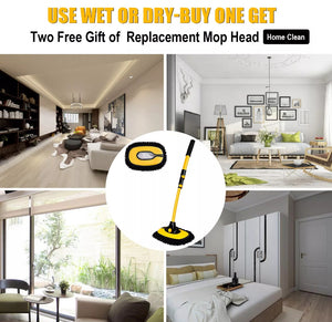 Telescopic Car Wash Brush Kit Mop Long Handle Cleaning Tool