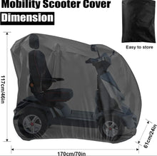 Load image into Gallery viewer, Mobility Scooter Storage Shelter Rain Cover UV Protector Waterproof