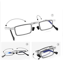 Load image into Gallery viewer, Ultra Light Titanium Foldable Reading Glasses • Retro Style