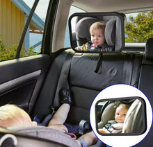 Load image into Gallery viewer, Large Adjustable Rear Baby/Child Seat Car Safety Mirror