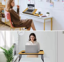 Load image into Gallery viewer, Folding Laptop Table Portable Desk • Sofa, Bed, Standing etc