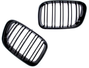 Gloss Black Kidney Grill For BMW X5 E53 Pre-Facelift 1999-2003