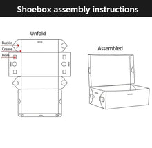 Load image into Gallery viewer, 22 x Clear Plastic Shoe Storage Boxes Stackable Foldable