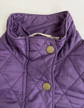 Load image into Gallery viewer, Barbour Flyweight Cavalry Purple Quilted Jacket Womens Ladies Size 10
