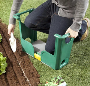 3 In 1 Gardener's Padded Kneeler Seat Tools Storage