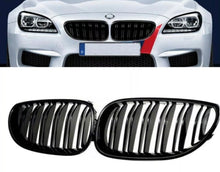 Load image into Gallery viewer, Gloss Black Kidney Grills Grill For BMW E60 E61 5 Series 2003 - 2010