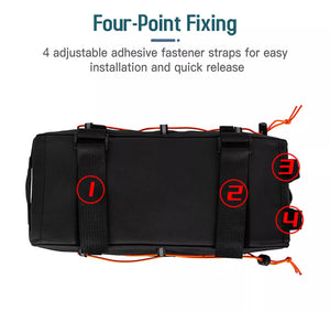 3 In 1 Bike Pannier Bag Bicycle Rear Rack Bag Seat Carrier Set Waterproof