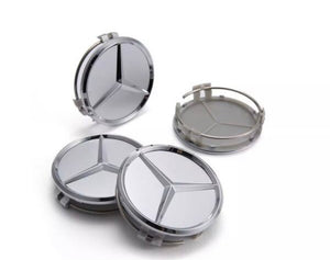 4 x Centre Caps for Mercedes Alloy Wheels 75mm