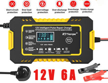 Load image into Gallery viewer, Car / Motorbike Battery Charger 12V LCD Display