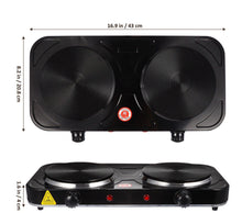 Load image into Gallery viewer, 1000W Electric Hotplate Portable Single / Double Hot Plate
