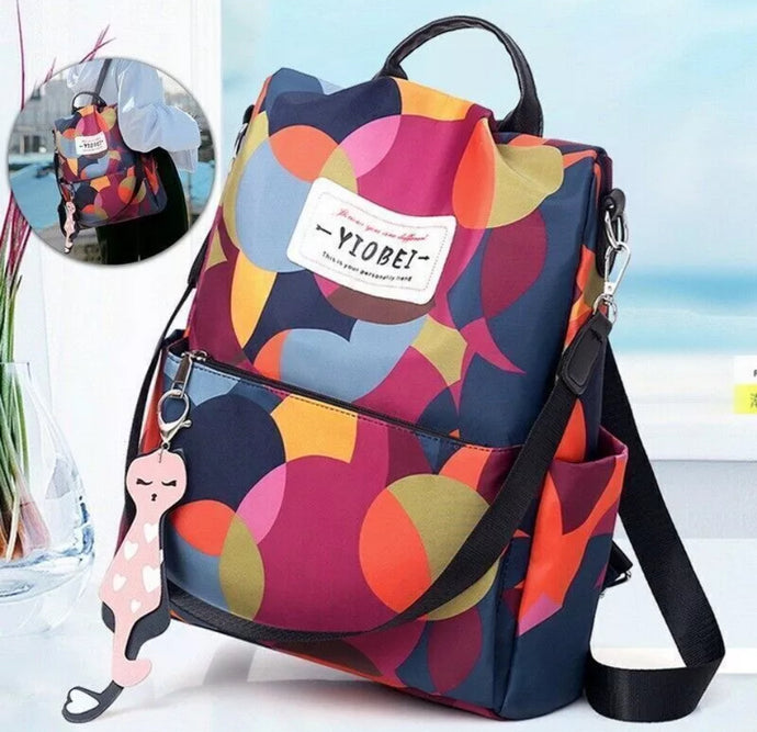 Ladies Waterproof Backpack Shoulder Bag