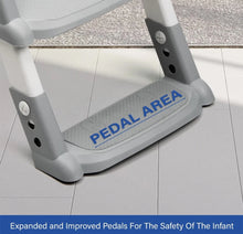 Load image into Gallery viewer, Child Toilet Seat And Ladder Toddler Training Step Up Easy Fold