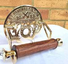 Load image into Gallery viewer, Antique Style Toilet Roll Holder Solid Brass Retro