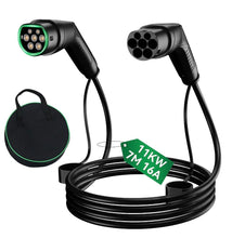 Load image into Gallery viewer, Type 2 EV Charging Cable 11kW 16A Electric Car Fast Charger 7metre
