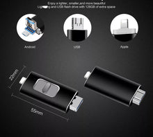 Load image into Gallery viewer, 1TB / 2TB USB Stick Flash Drive Memory Storage For iPhone iPad PC