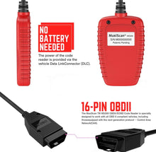 Load image into Gallery viewer, Car Fault Code Reader OBD2 Engine Diagnostic Scanner &amp; Reset