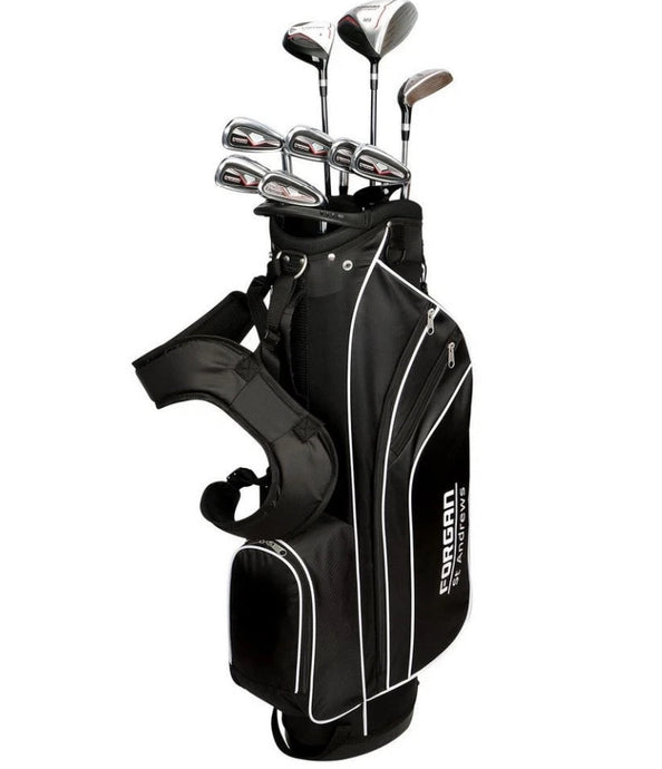 Forgan F100 Mens Golf Clubs Set with Bag, Graphite/Steel