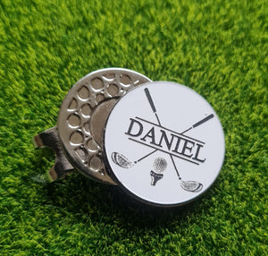 Personalised Custom Monogram Name Golf Ball Marker